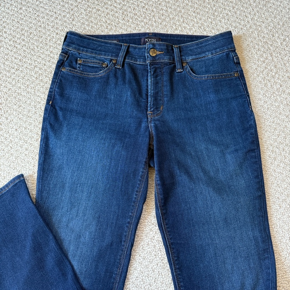 NYDJ Women's Billie “Mini Bootcut” Lift & Tuck blue jeans